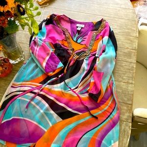 Beach and beaded Bali club cover-up